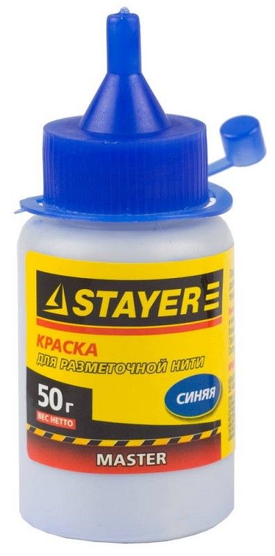 Краска STAYER синяя д/размет. шнуров 50г 