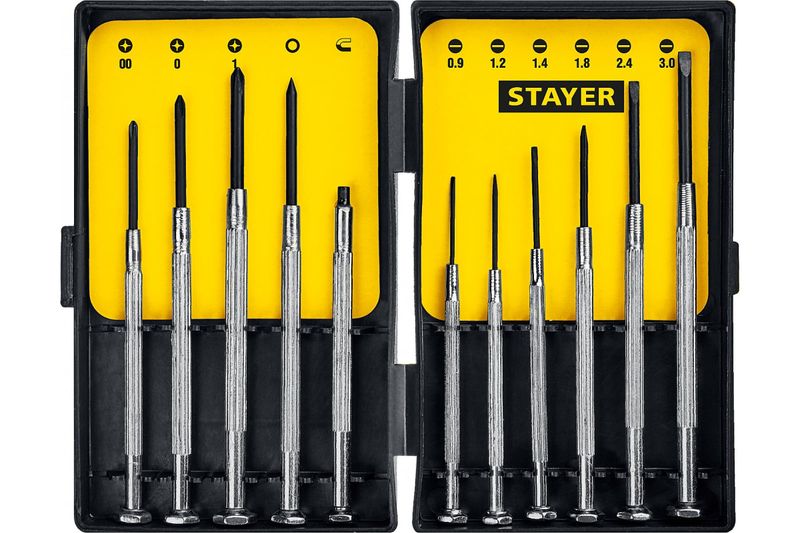 Набор STAYER MASTER отвертки часовые 2560-H11