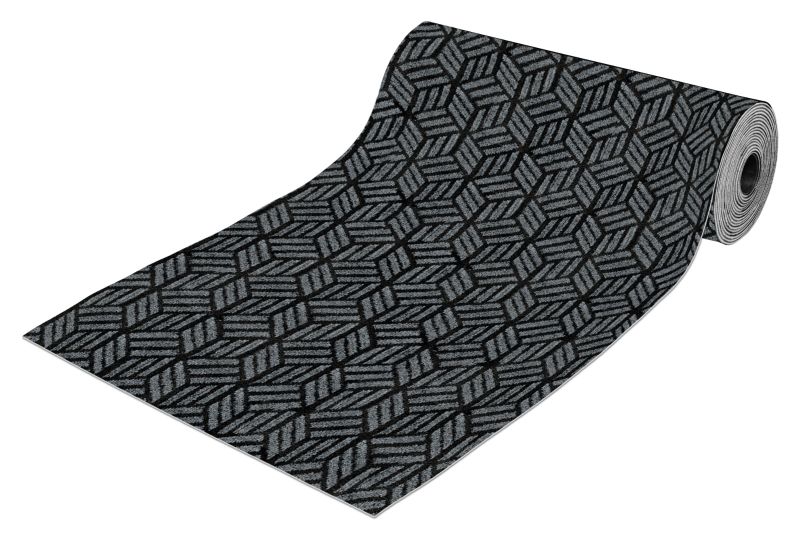Коврик-дорожка SHAHINTEX Жаккард ТПР 80*1440 графит 01