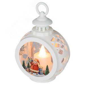 Новогодний декор. светильник Свеча 8,5*5*12см.