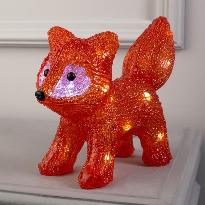 Фигура с/д "Лисичка" 10*25*20см, 20LED, ААх2