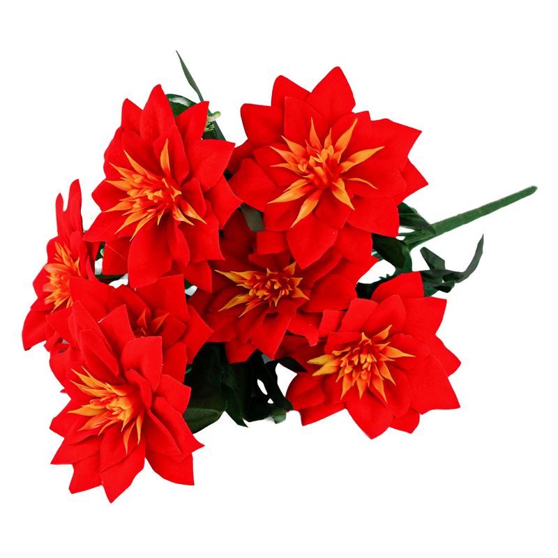 Цветы искусств. HTIC138, 9 бут, PVC/полиэстр 48см