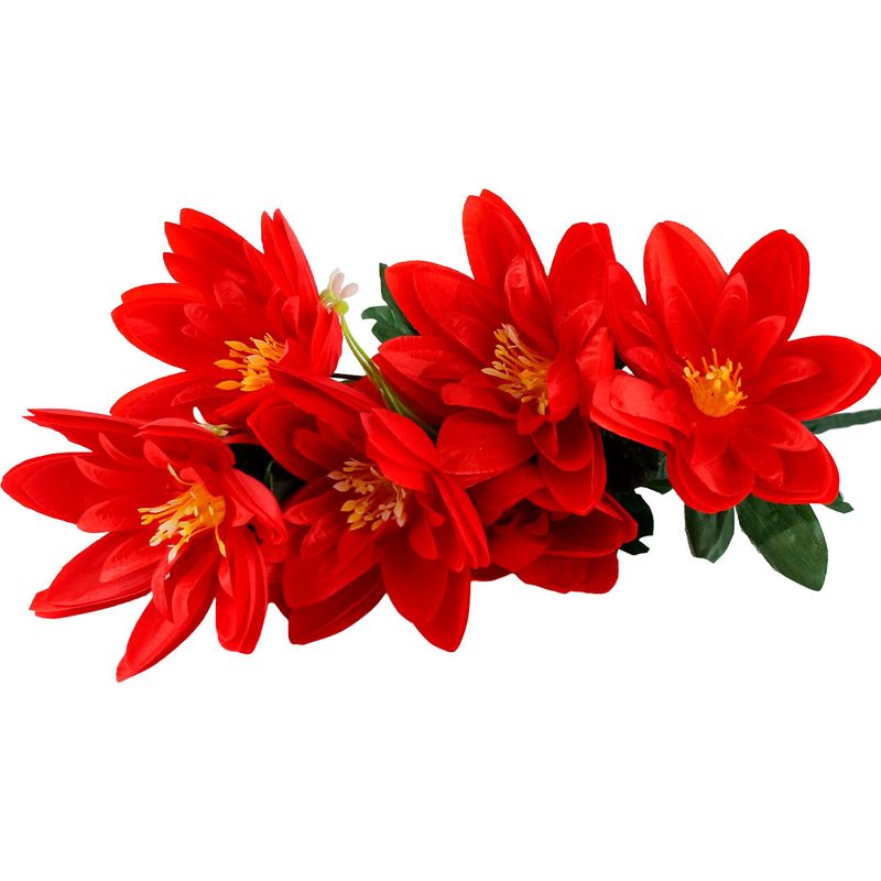Цветы искусств. HTIC120, 7 бутонов, PVC/полиэстр 65см (4) 
