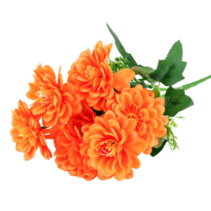Цветы искусств. HTIC11 PVC/полиэстр 31 см 7 бут (8), 