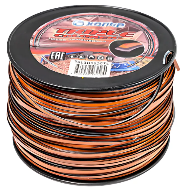 Леска Хопер TRIPLE COLORED-LINE круч. квадрат 3.0mm*15m