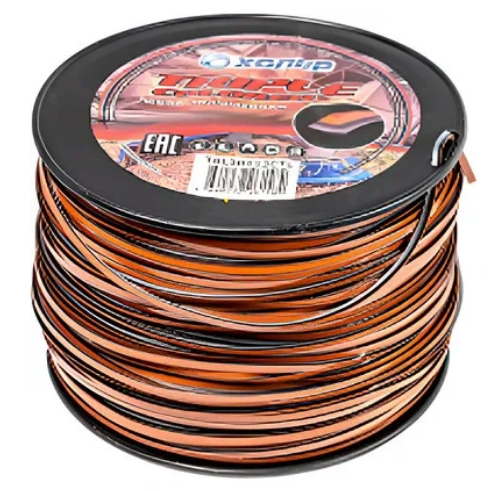 Леска Хопер TRIPLE COLORED-LINE круч. квадрат 3.0mm*400g (61м) бобина