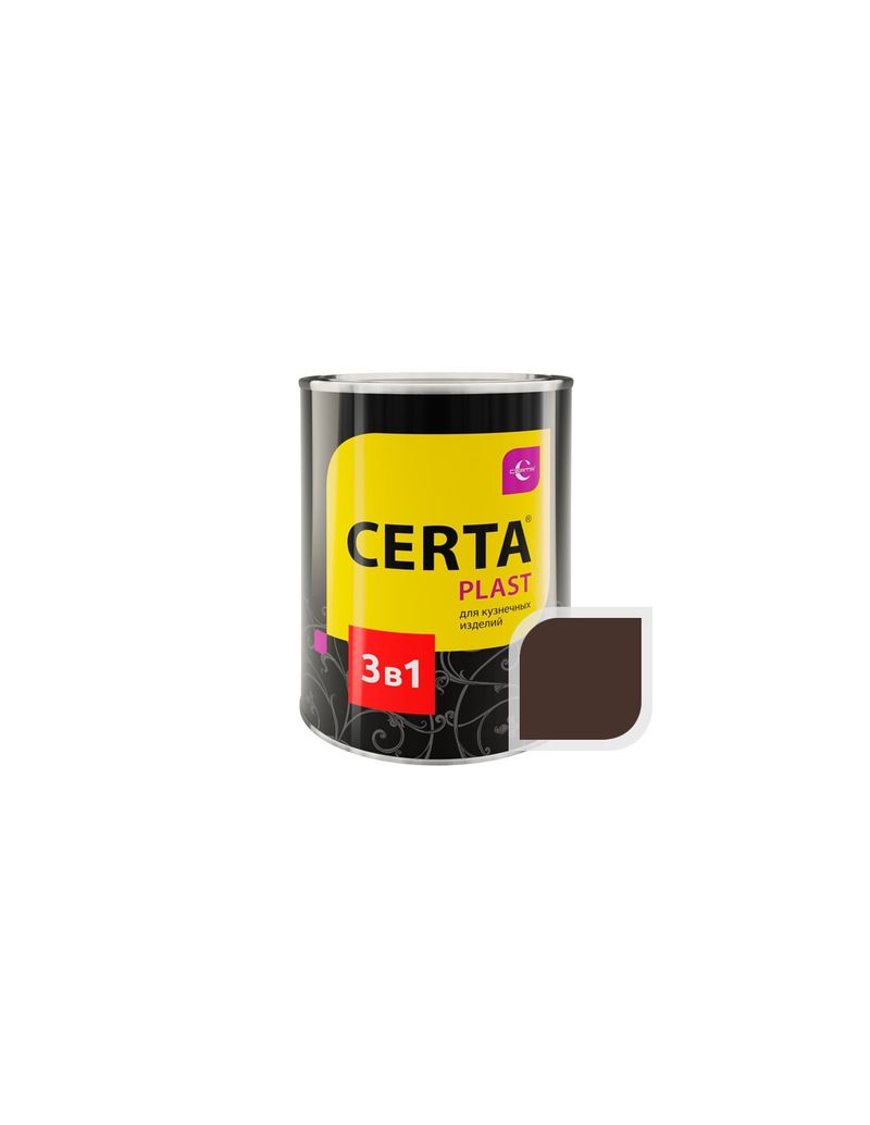Церта- Пласт черный фас. 0,8кг