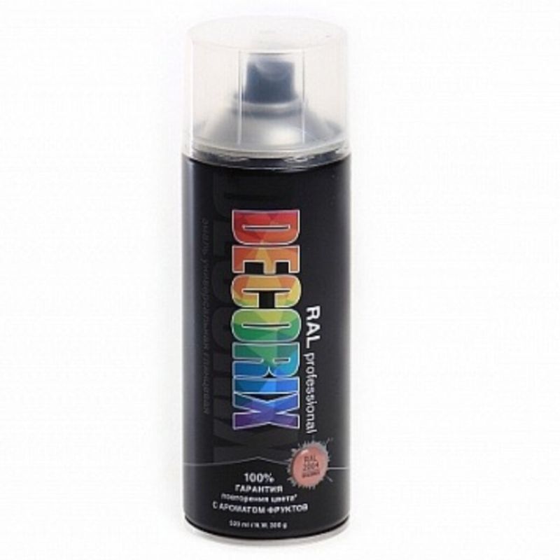 Краска аэрозоль DECORIX акрил. графитовый серый 520ml  
