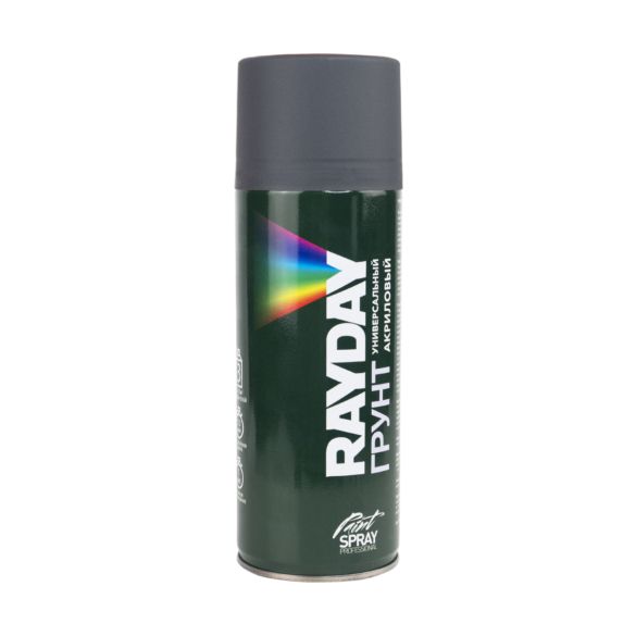 Аэрозоль-грунт RAYDAY акрил. серый 520ml