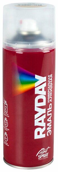 Краска аэрозоль RAYDAY алкидная  серая 520ml