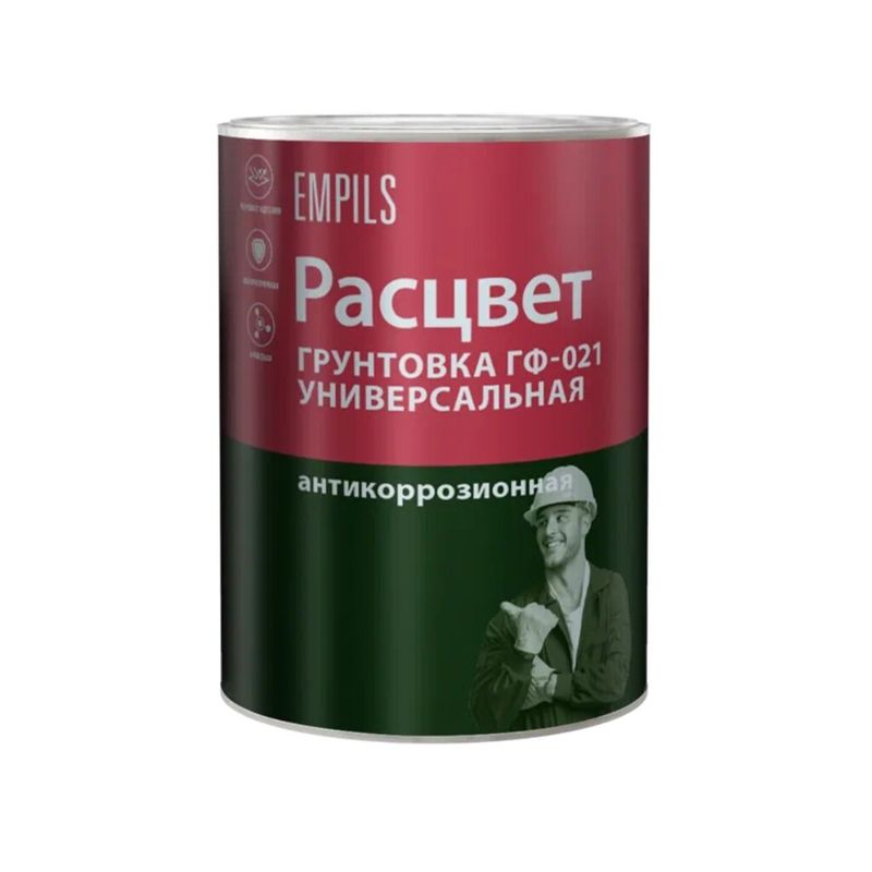 Грунт РАСЦВЕТ Алкид Красно-корич 0,9кг д/нар и вн.