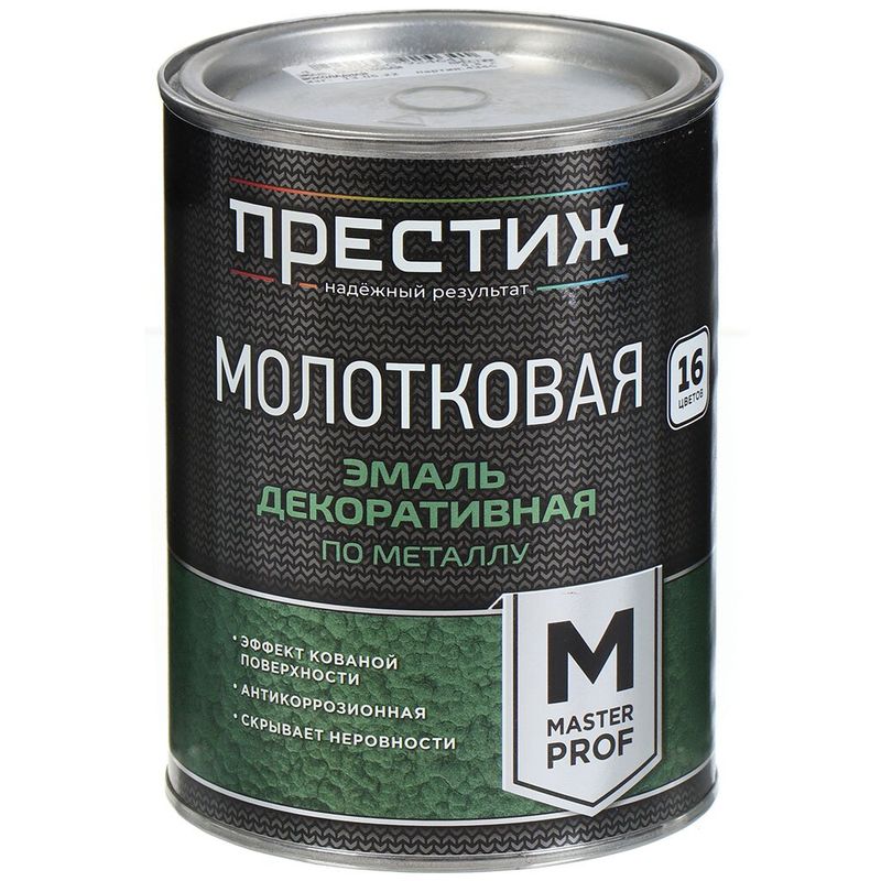 Эмаль Престиж с молотков. эффект. шоколадная 0,8кг