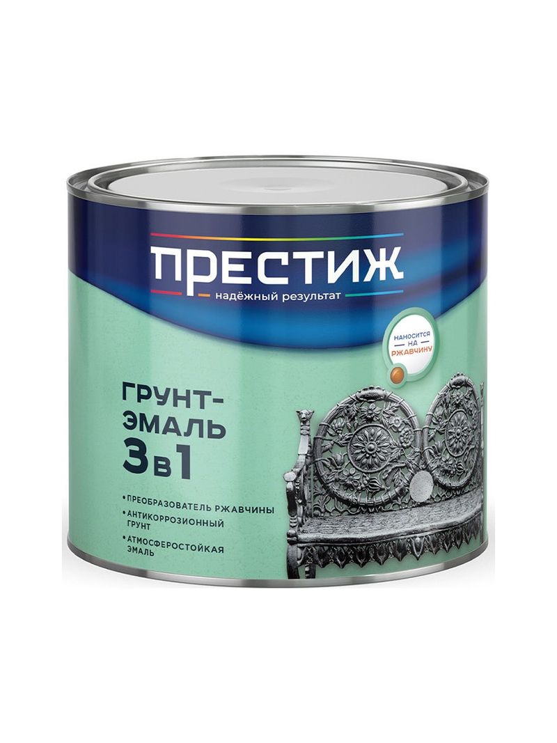 Грунт -эмаль Престиж по ржавч коричнев 1,9кг