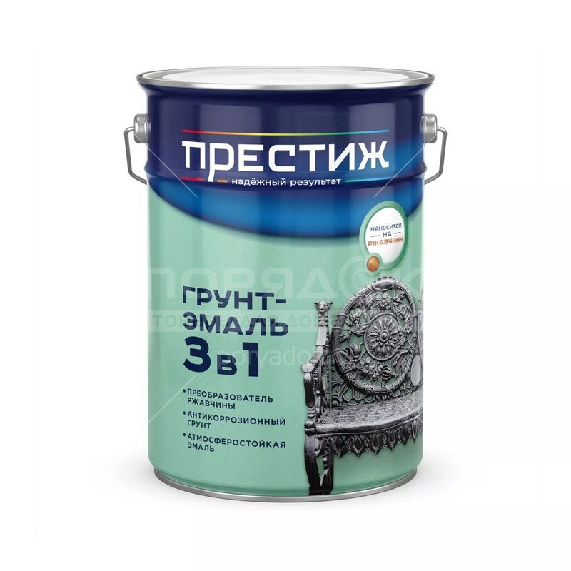 Грунт -эмаль Престиж по ржавч коричнев 5,0кг