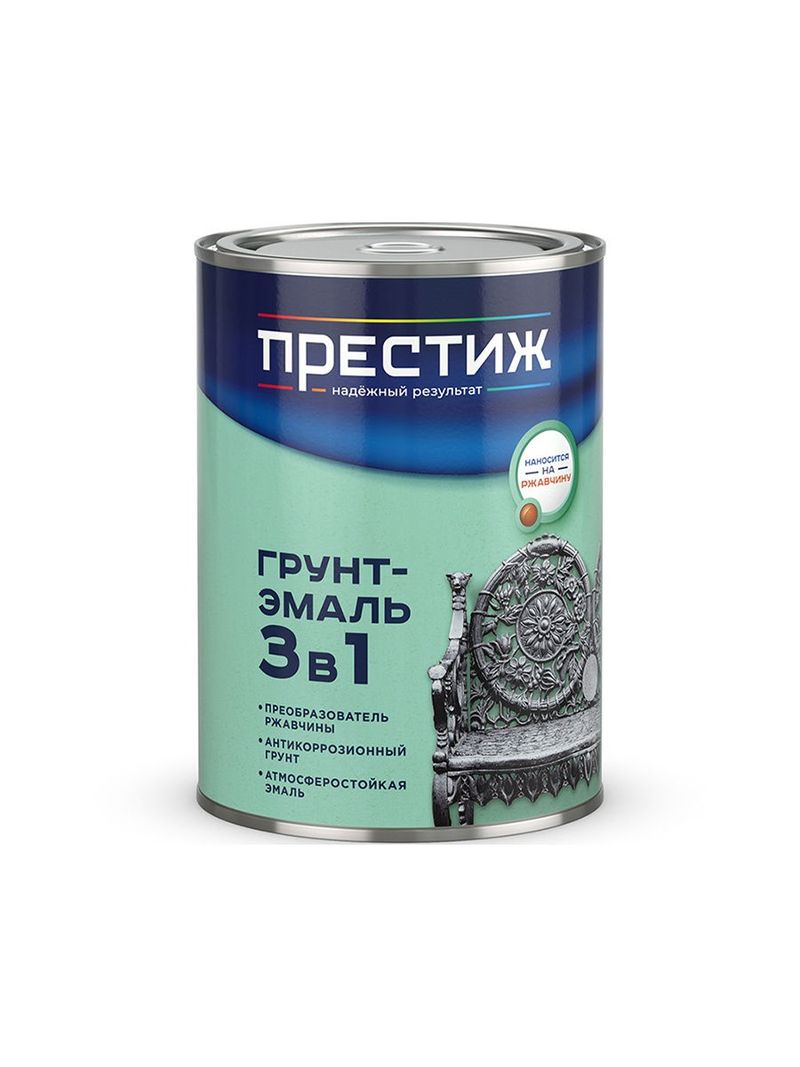 Грунт -эмаль Престиж по ржавч красно-коричнев 5,0кг