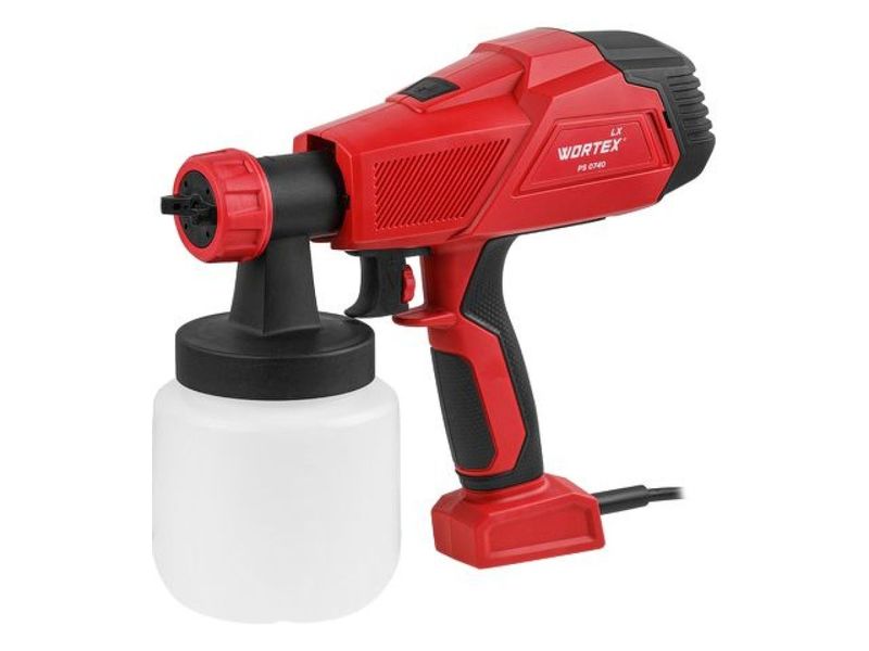 Краскораспылитель эл/ WORTEX LX PS 0740 в кор. 400 Вт, 700 мл/мин, 
