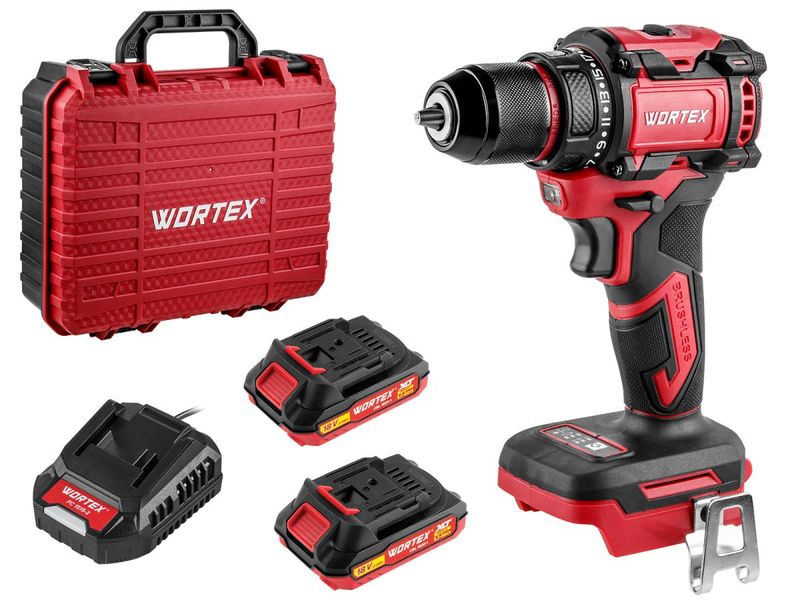 Аккум. дрель-шурупов WORTEX BD 2025 DLi в чем.БЕСЩ, 18 В,
