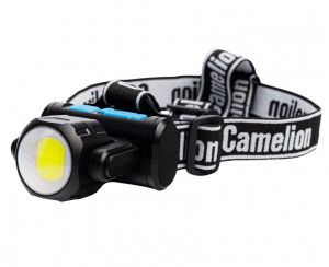 Фонарь налобный Camelion LED53401 черный