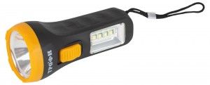 Фонарь ручной ТРОФИ UB-101 унив. 1W 22lm (1хAA) 1 SMD+4 led 