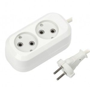Удлинитель 1-2.SALE 2роз. 2м 16А б/з ПВС 2х1 E1М
