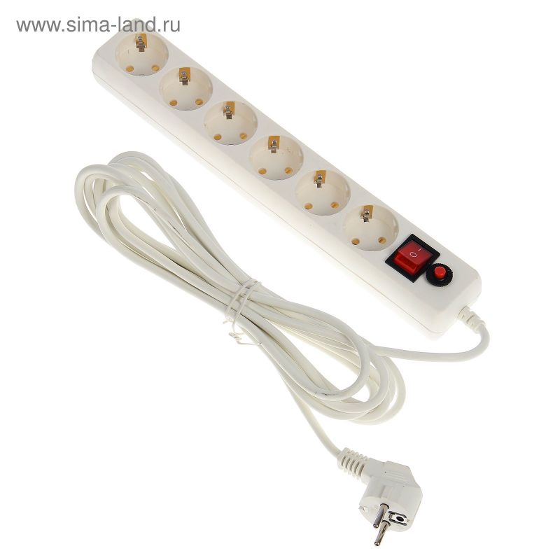 Удлинитель 4р 1,5м PowerCube с/з 3х0,75мм 10А 