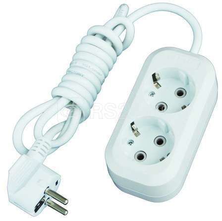 Удлинитель 2х2м с заземл. 16А IP20 Е-302 ПВС 3х1  UNIVersal
