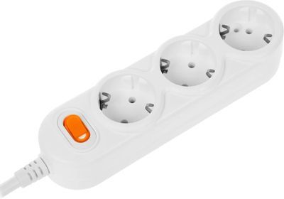 Удлинитель 3р 3м PowerCube с/з 3х0,75мм 10А 