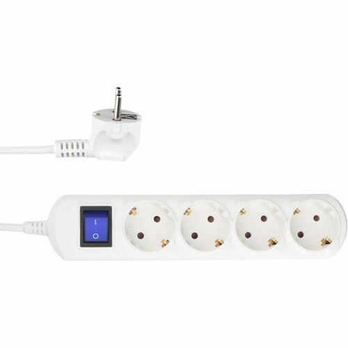 Удлинитель 4р 3м PowerCube с/з 3х0,75мм 10А 