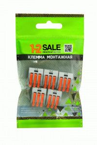 Клемма монт. СМК222-413 с рыч. 3х(0,08-2,5(4)мм2) 32А 1-2.sale