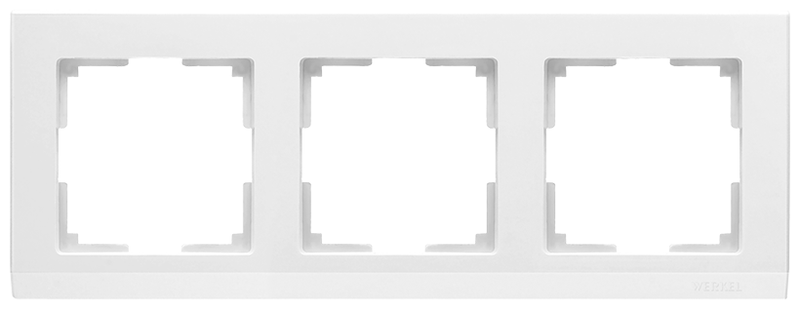 Рамка СУ 3м WERKEL белый WL04-Frame-03-white