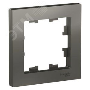 Рамка 1 поста ATLASDESIGN ун. сталь