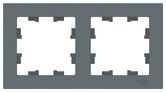 Рамка двухпостовая ATLASDESIGN ANTIQUE грифель ATN100702