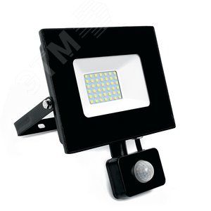 Прожектор св. LL-908 50W черн датч. 6400K IP44 FERON 29558