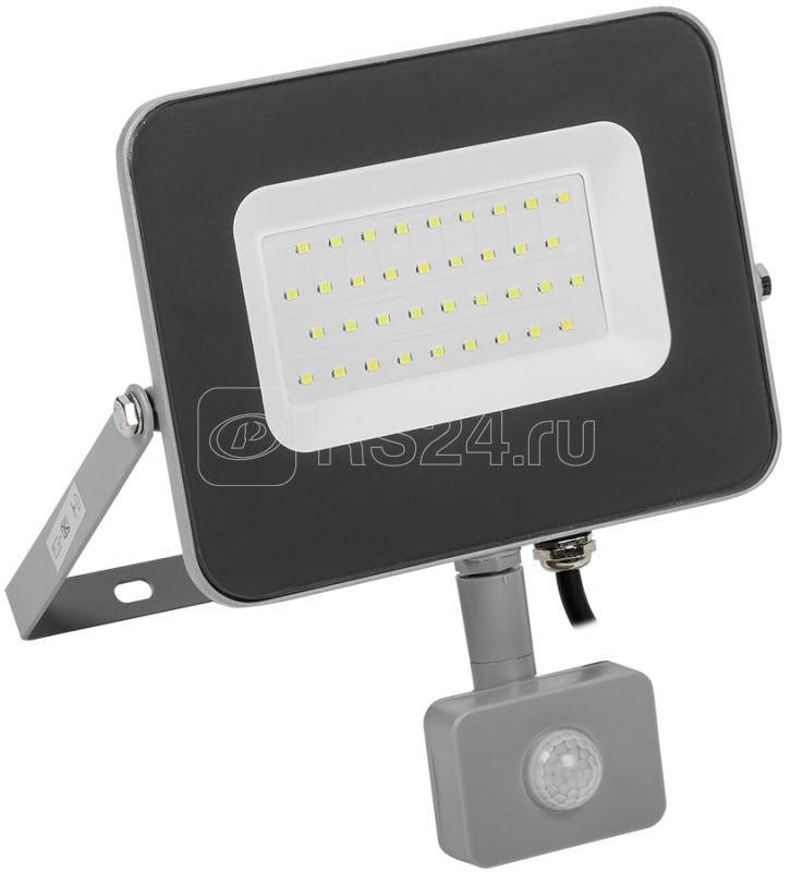 Прожектор св. СДО 07-30Д IP54 черный 6500K IEK
