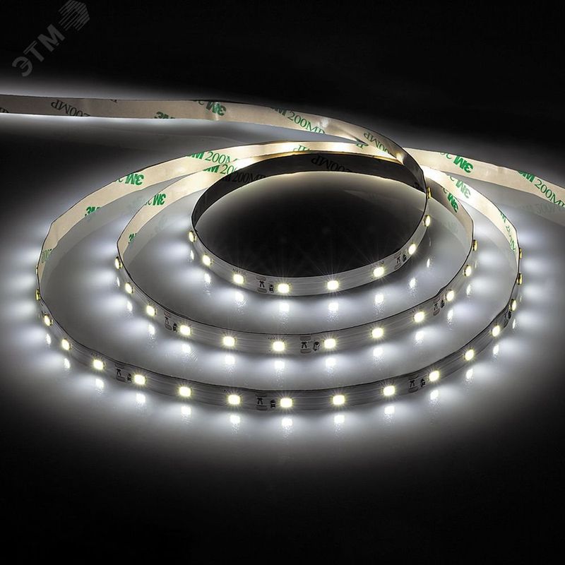 Лента св. LEDX60 5м 4,8w 12в IP20 дневной