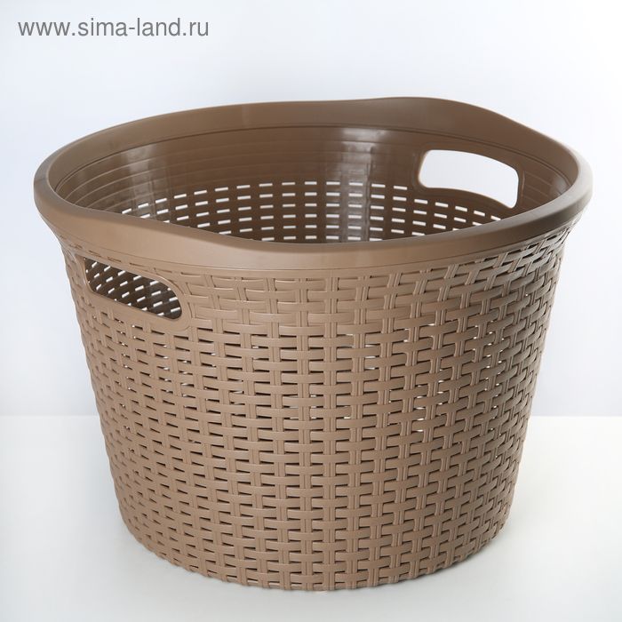 Корзина д/белья Артлайн 32л Микс 45*45*30см