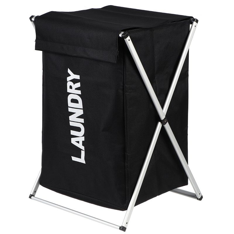 Корзина д/белья LAUNDRY Y6-10748 38х38х58см черная 