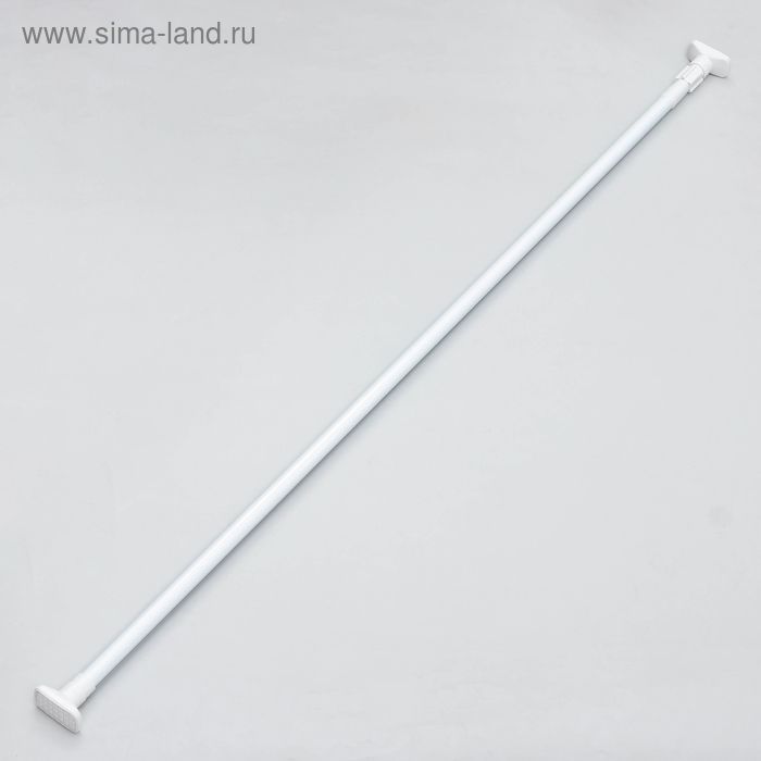 Карниз для ванной СТК белый 140-260см 12крючков