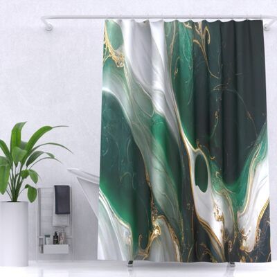 Штора д/ванны ZALEL MARBLE 180х200 YT-Marble168