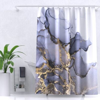 Штора д/ванны ZALEL MARBLE 180х200 YT-Marble162
