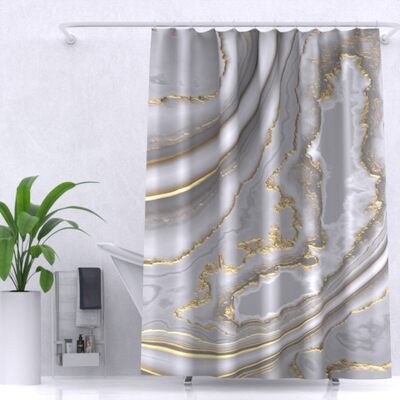 Штора д/ванны ZALEL MARBLE 180х200 YT-Marble153