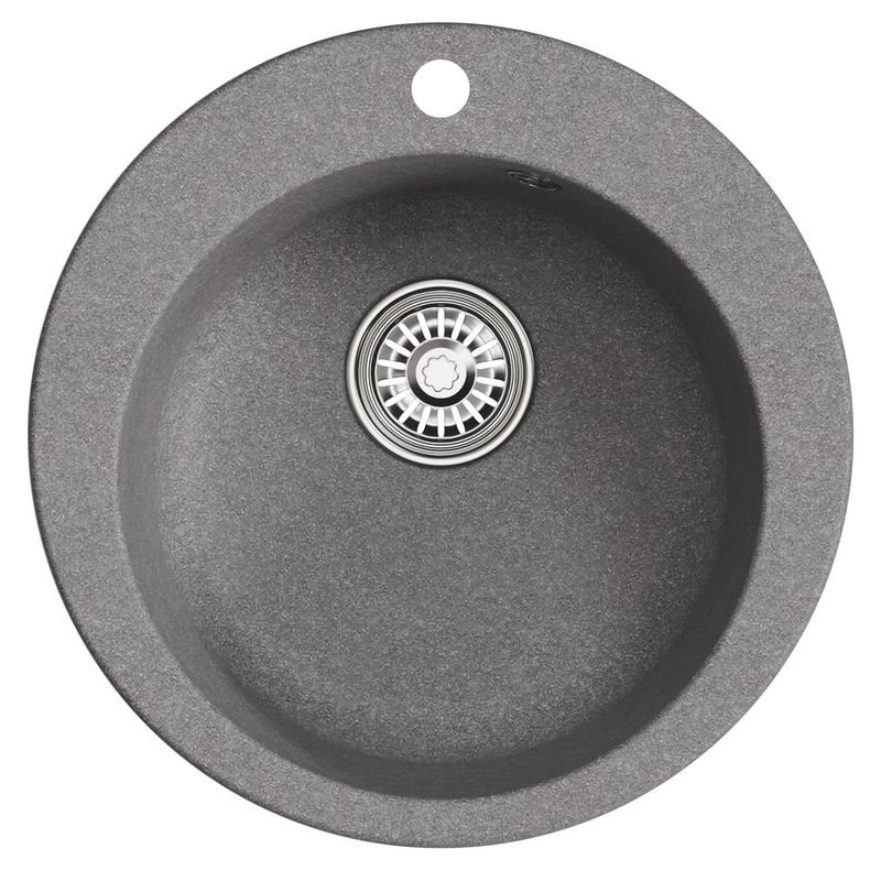 Мойка MIXLINE ML-GM13 D=495мм круглая графит