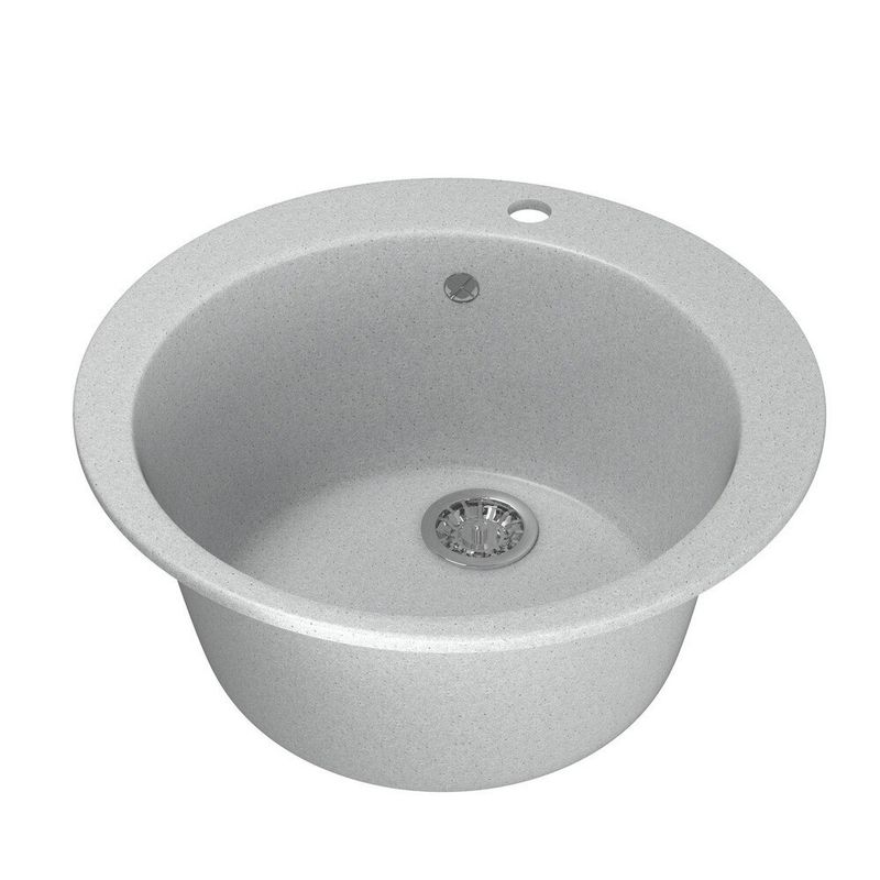 Мойка MIXLINE ML-GM13 D=495мм круглая, серая