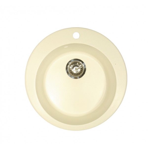 Мойка MIXLINE ML-GM GLOSS 01 D=480мм бежевый