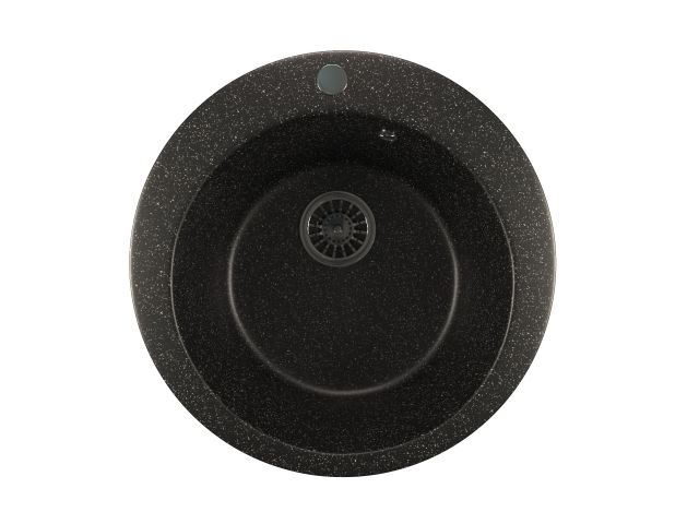 Мойка MIXLINE ML-GM13 D=495мм круглая, черная