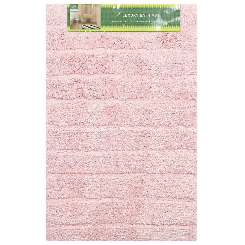 Коврик д/ванной LUXURY BATH MAT Травка 0,50*0,80м розовый Y258