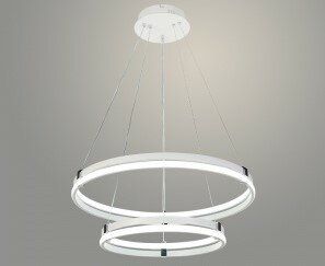 Люстра DK06038/2 PR WH+CR бел/хром 226W 3000-6500К NH22