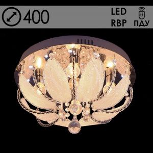 Люстра 55580/400 CR хром 4х40W E14 LED-RBP ПДУ d400 h210