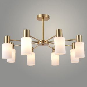 Люстра 74535/8 BR латунь 8x40W E14 d720 h385, 24
