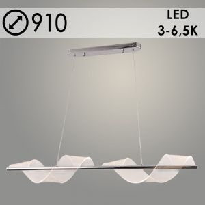Люстра K38836/2HT CR хром LED 12W 3000K-6500K d910